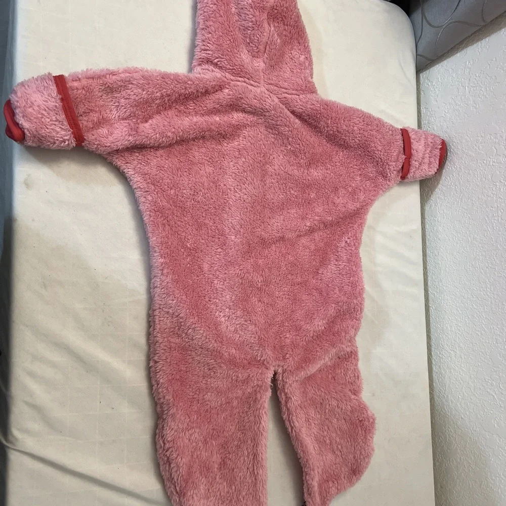 PATAGONIA Infant Baby Synchilla Fleece Hi Plush BUNTING Suit Size 3‎ Months Pink